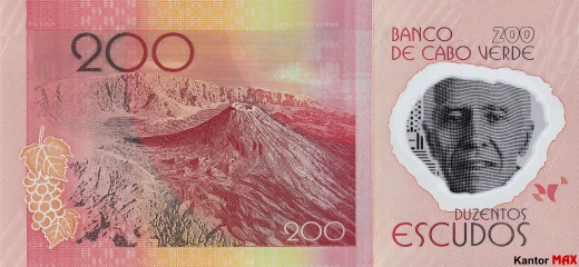 Tył 200 escudo Wysp Zielonego Przylądka 2015 r