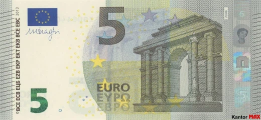5-Euro-Banknote 2013 - Vorderseite