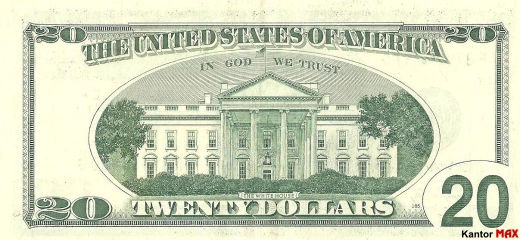 Banknot 20 dolarów USD edycja 1996-2001 rok - tył