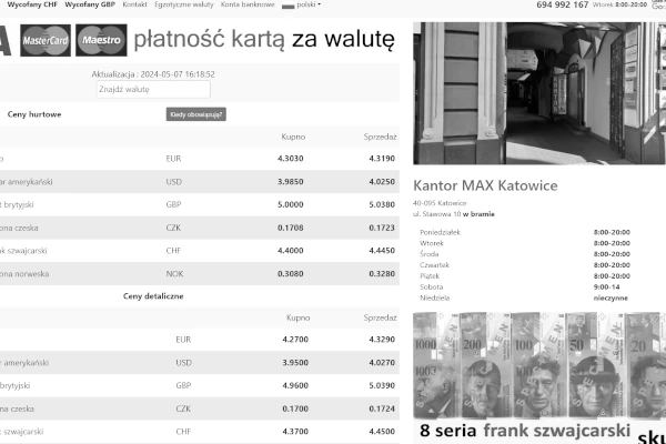 Nowa strona Kantoru Katowice